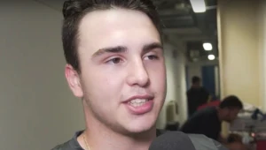 Alan Łyszczarczyk błyszczał na MŚ Dywizji IB U20, teraz zadebiutuje na MŚ Dywizji IA seniorów. 