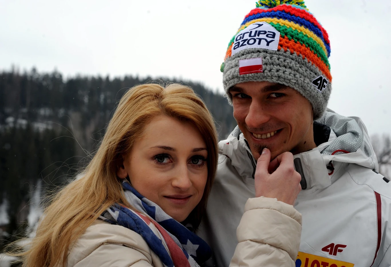 Piotr Żyła, Justyna Żyła Piotr Żyła, Justyna Żyła