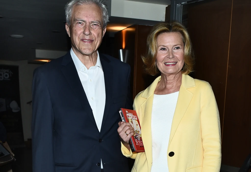 Barbara Bursztynowicz z mężem 