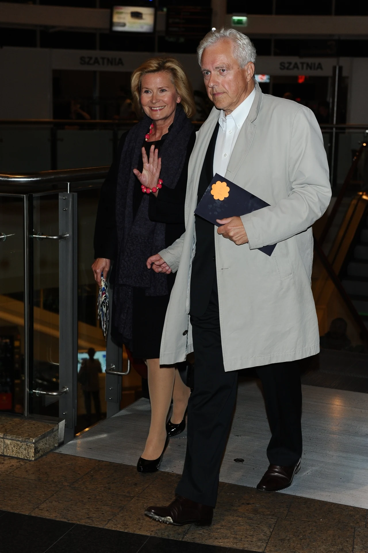 Barbara Bursztynowicz z mężem