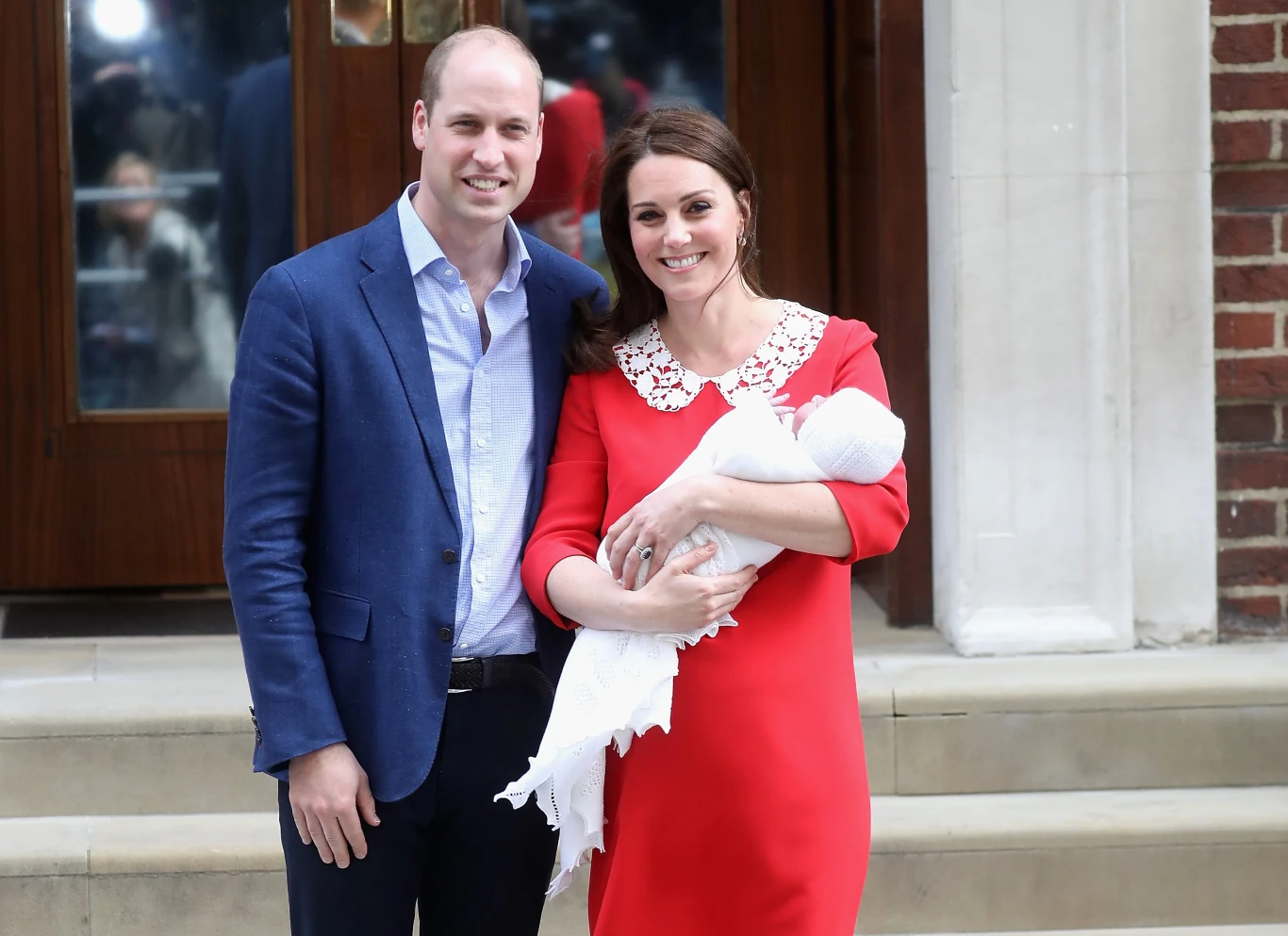 William i Kate z potomkiem William i Kate z potomkiem