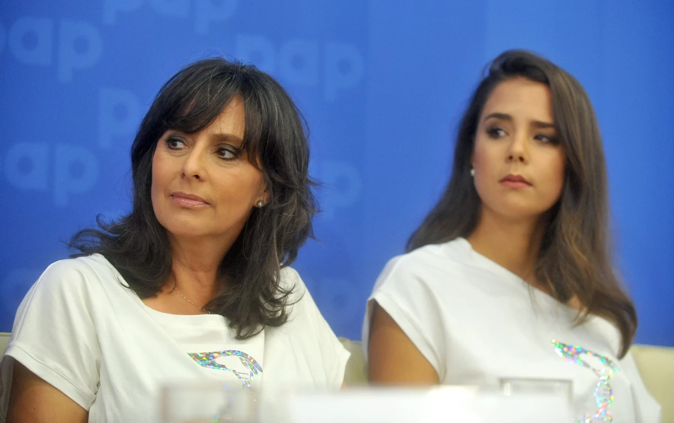 Anna Korcz z córką Anna Korcz z córką