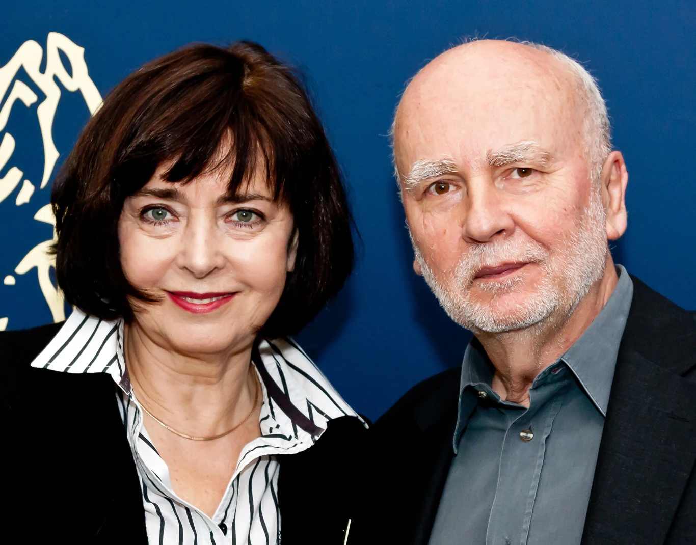 Maja Wodecka-Zagajewska i Adam Zagajewski, fot. Piotr Wojnarowski