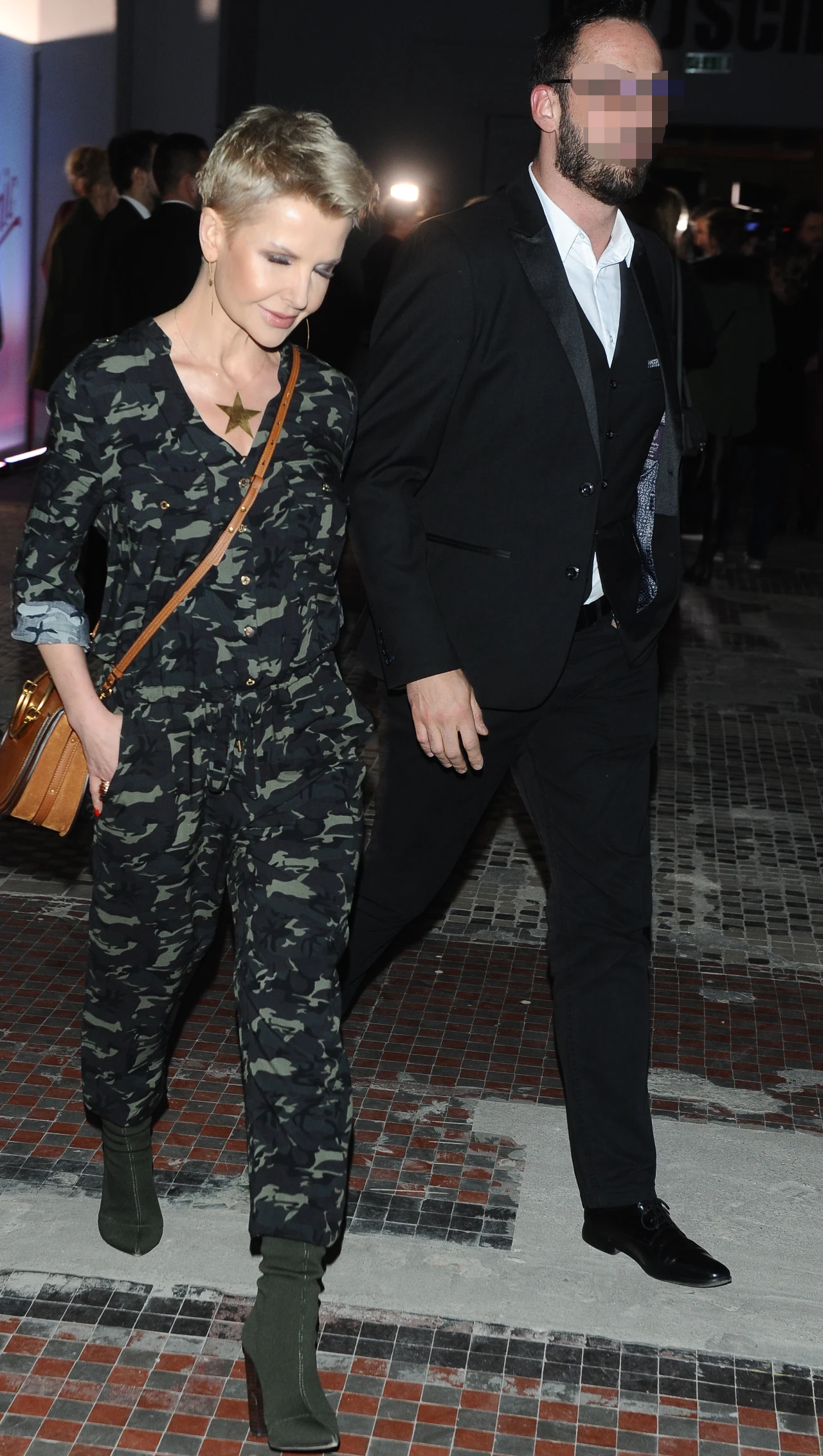 Joanna Racewicz z towarzyszem