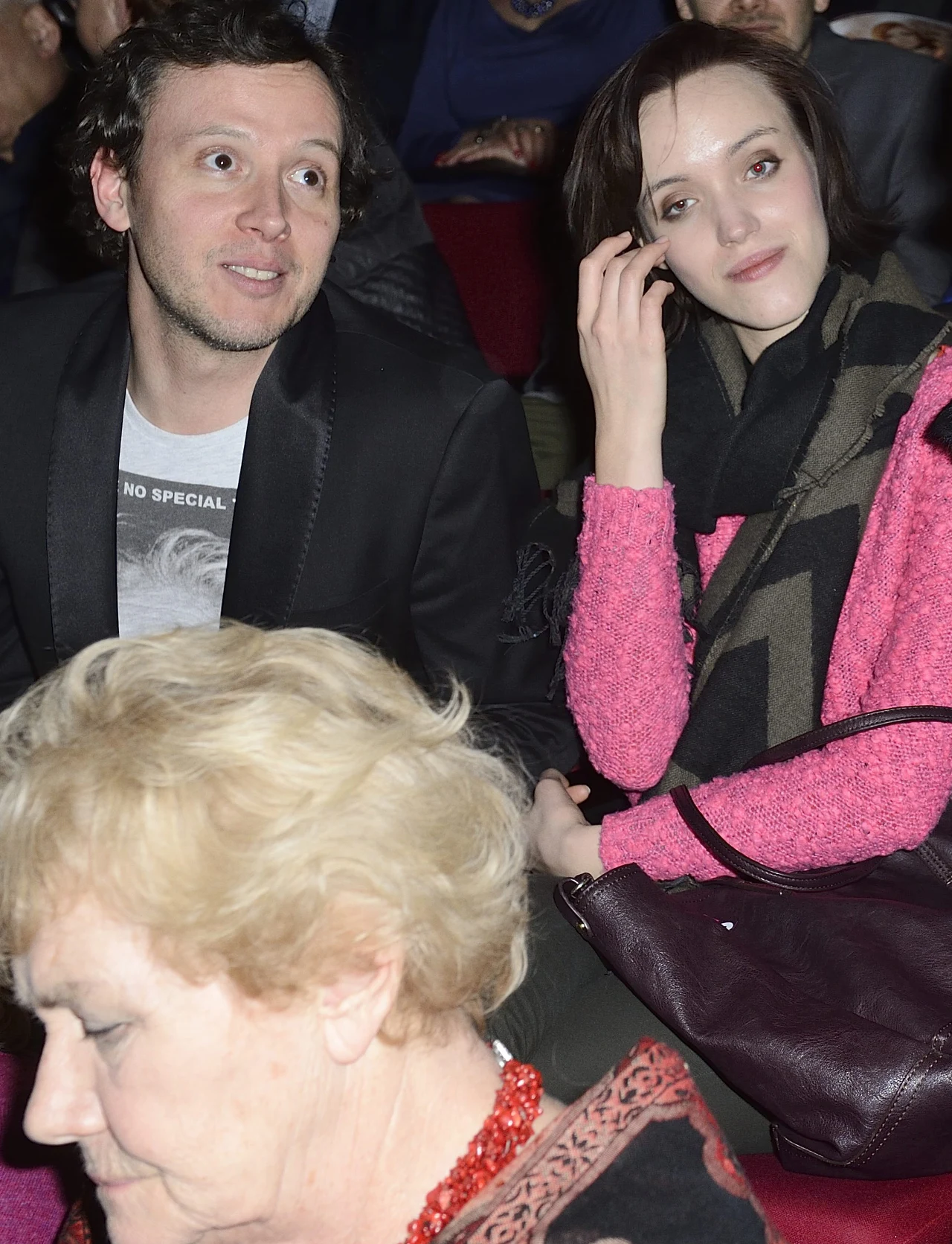 Andrzej Deskur z żoną, Tomiłą