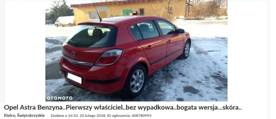 Jeden z ogłoszeń oszusta