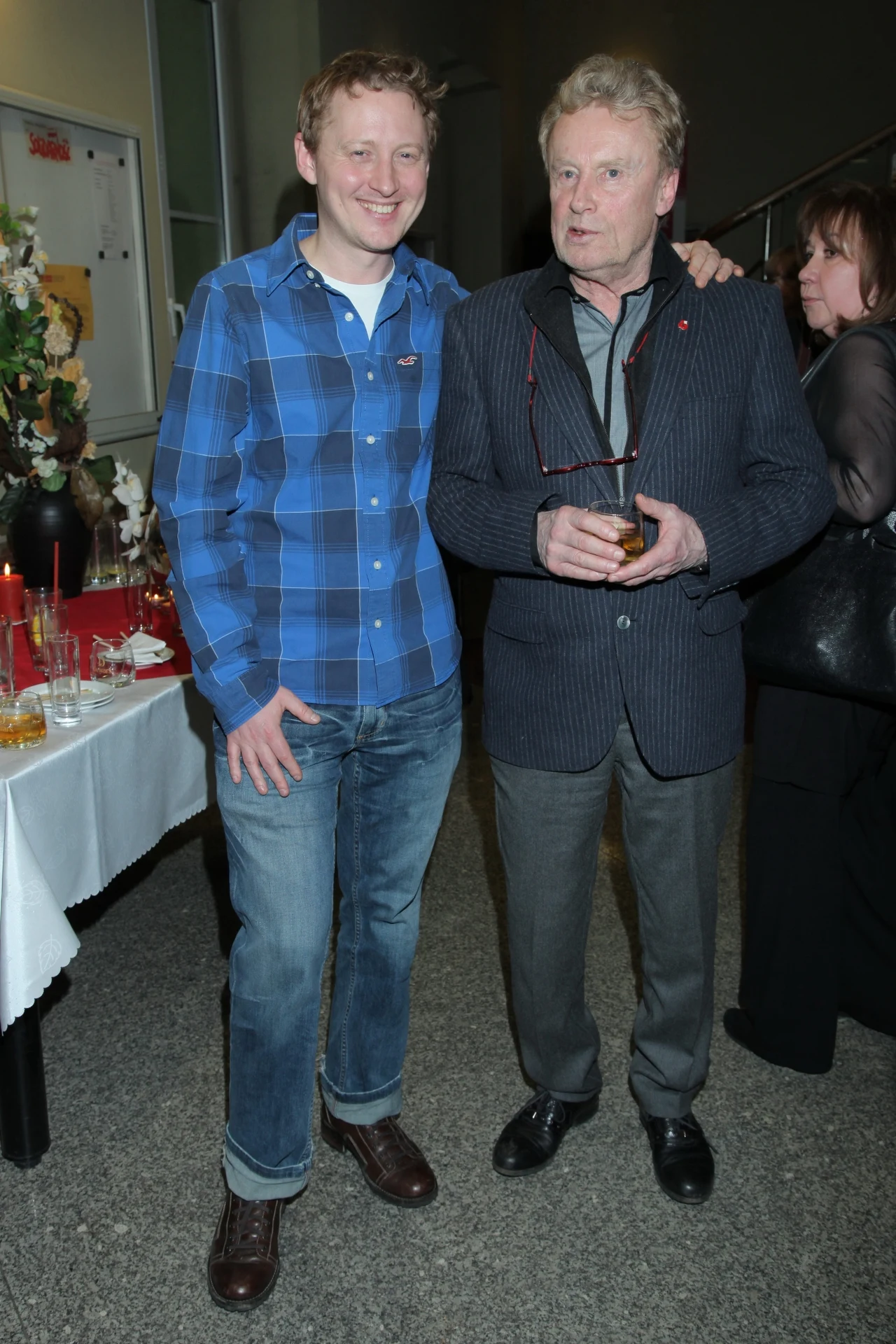 Daniel Olbrychski z synem Rafałem Daniel Olbrychski z synem Rafałem