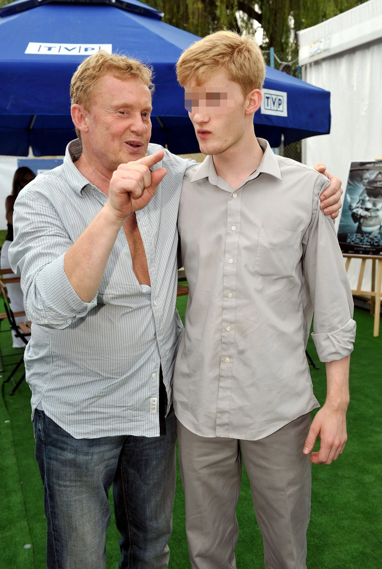 Daniel Olbrychski z synem Viktorem Daniel Olbrychski z synem Viktorem