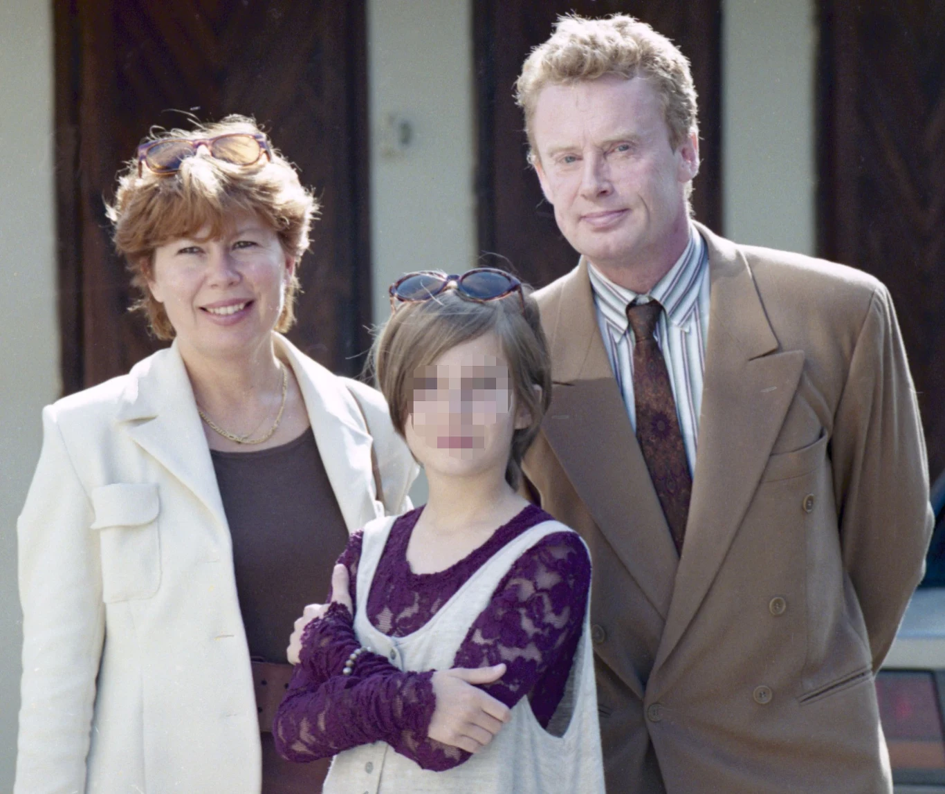 Daniel Olbrychski, Zuzanna Łapicka, córka Weronika (1994 rok) Daniel Olbrychski, Zuzanna Łapicka, córka Weronika (1994 rok)