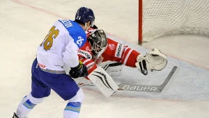 Przemysław Odrobny nie zapobiegł porażce z Kazachstanem