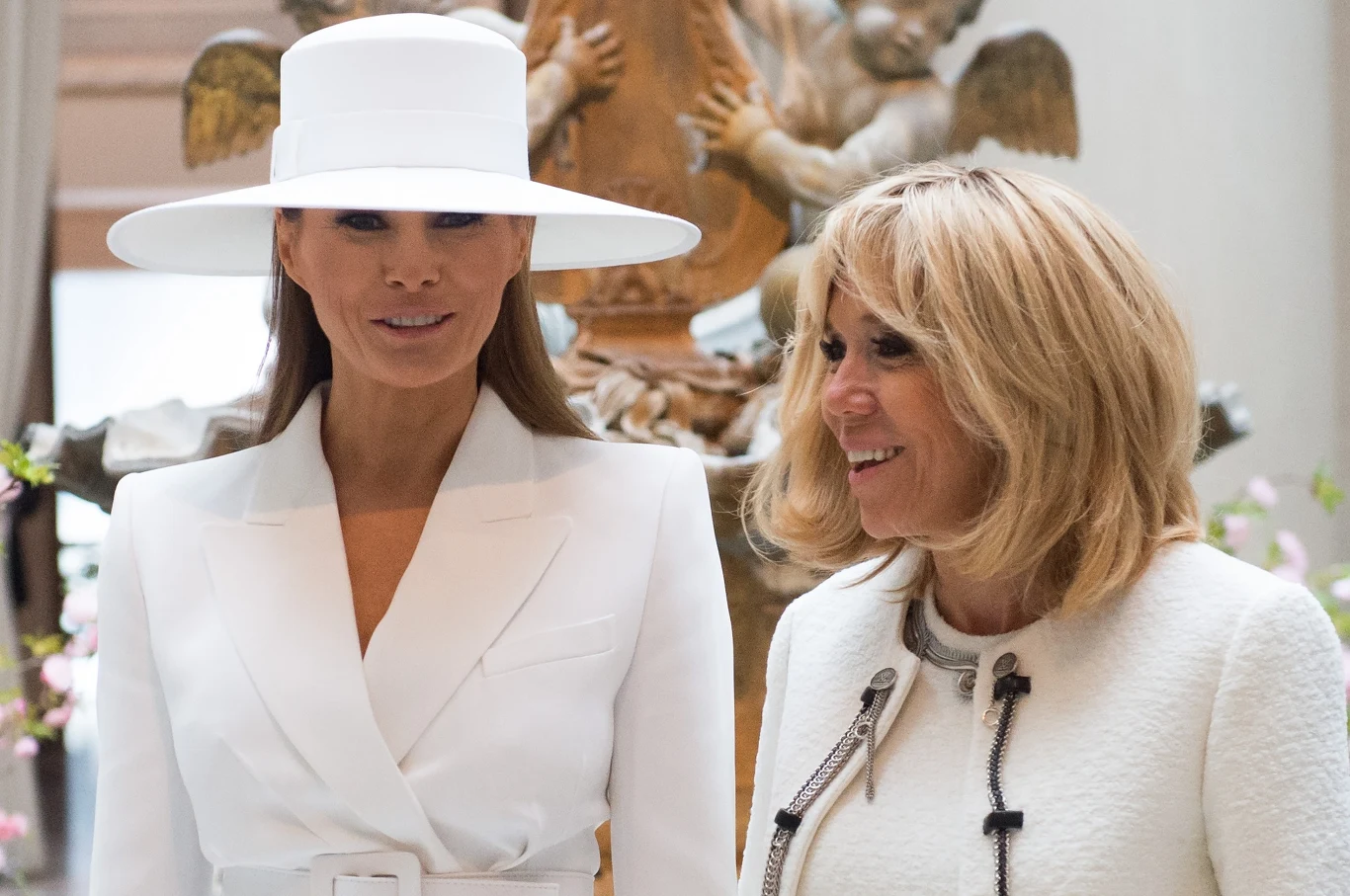 Melania Trump i Brigitte Macron