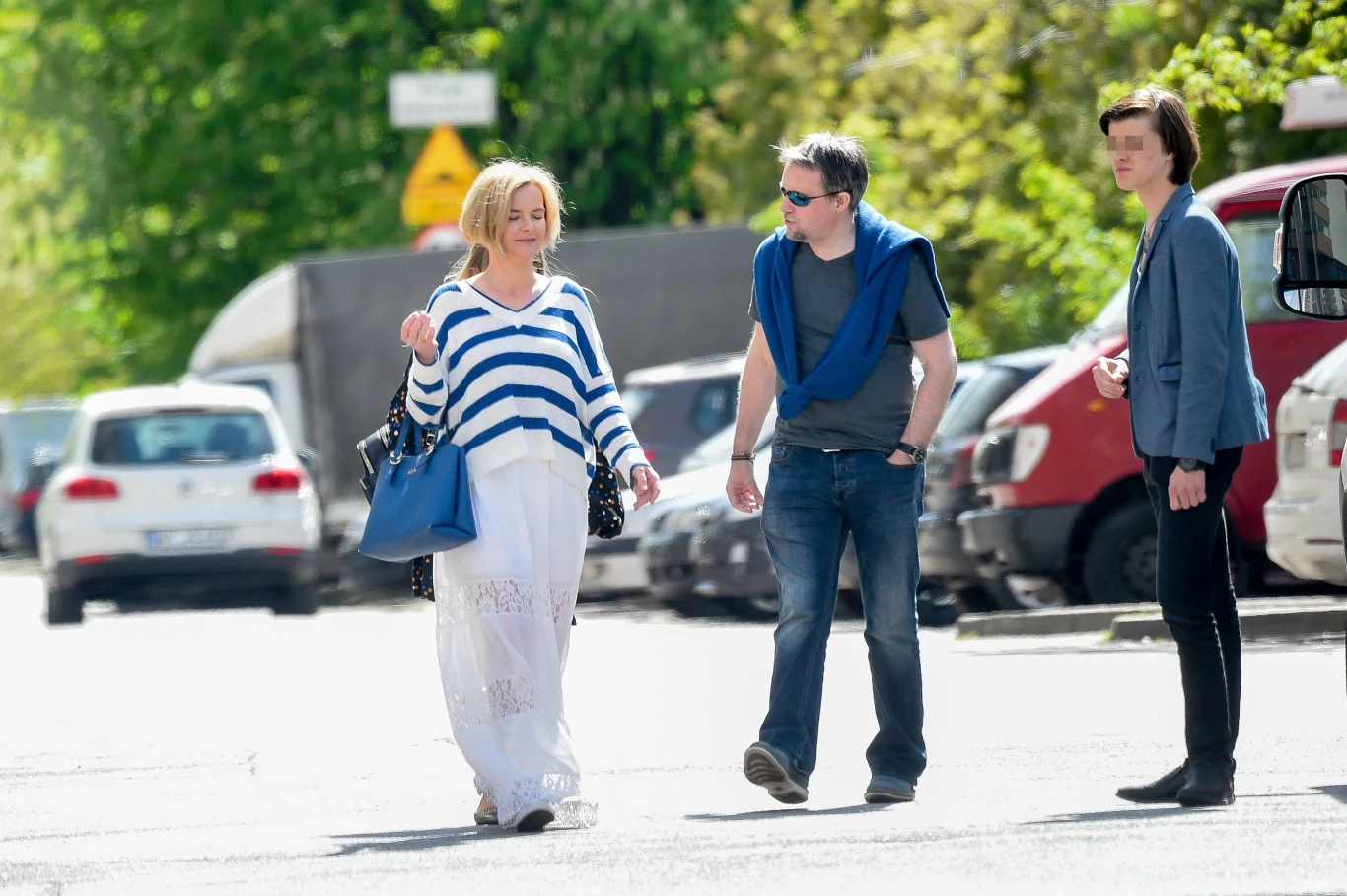 Monika z synem i byłym mężem Monika z synem i byłym mężem