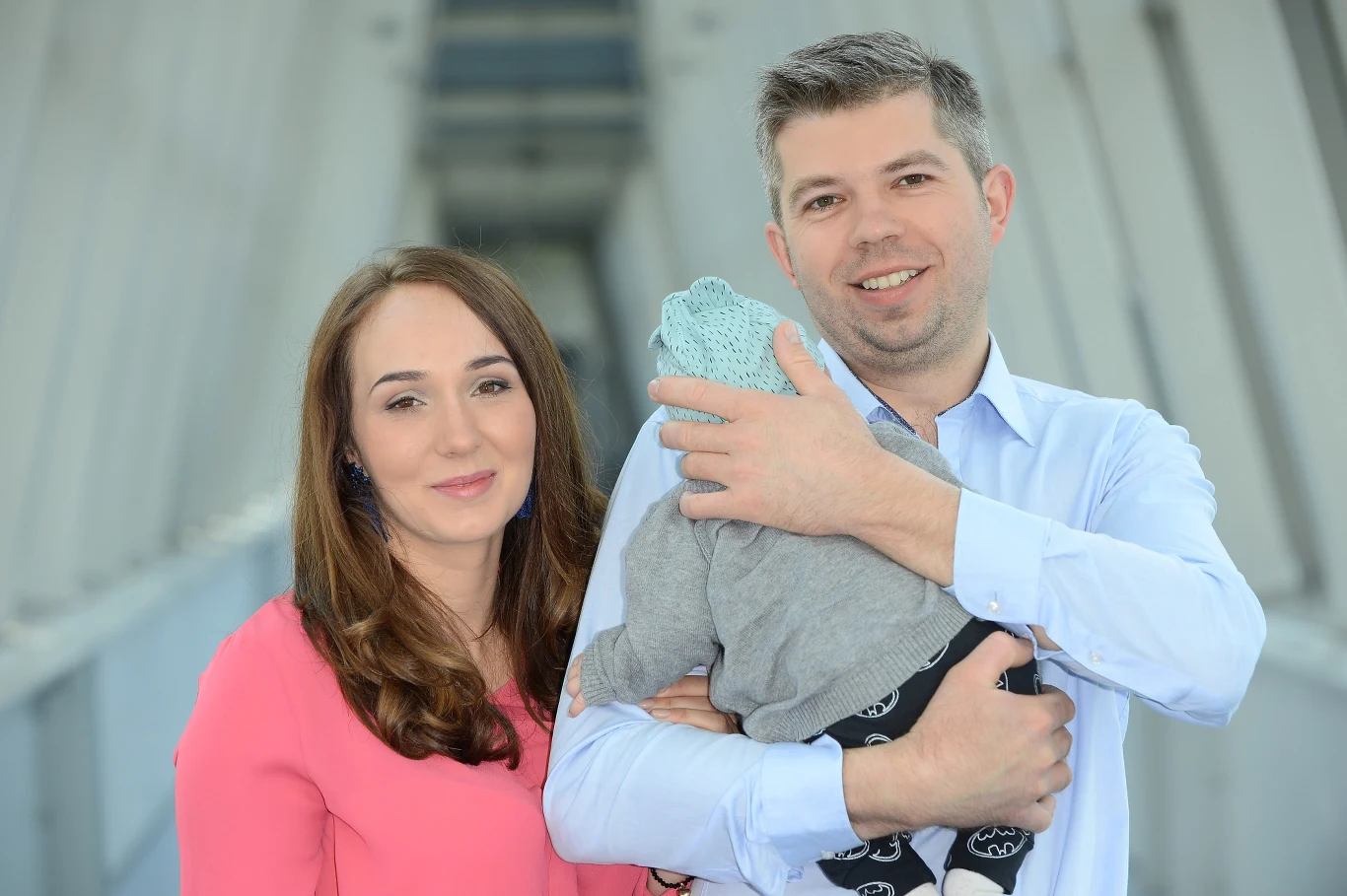 Paweł Szakiewicz z żoną i synem Paweł Szakiewicz z żoną i synem