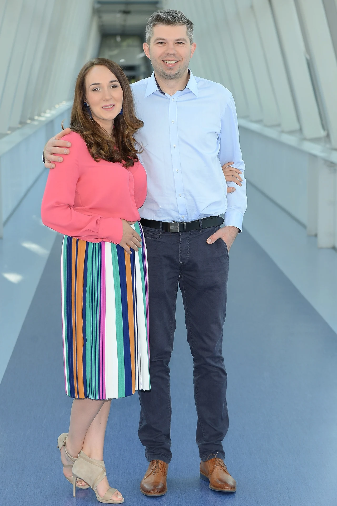 Paweł Szakiewicz z żoną