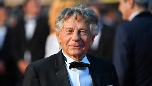 Roman Polański podczas premiery filmu "Prawdziwa historia" w Cannes 2017