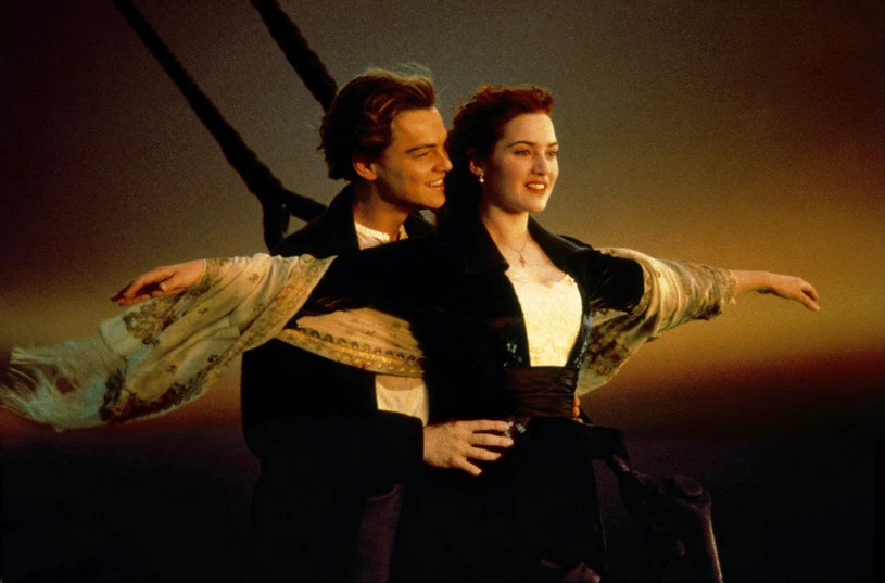 Leonardo DiCaprio i Kate Winslet w filmie "Titanic" (1997)