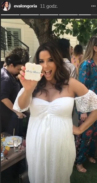 Eva Longoria na swoim Baby shower Eva Longoria na swoim Baby shower