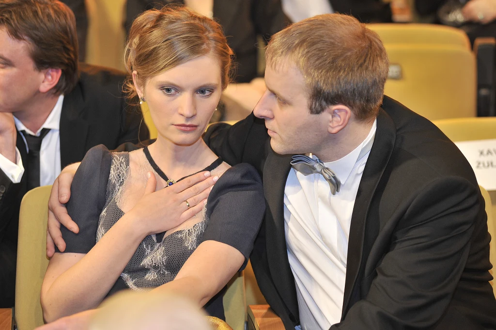 Agata Buzek i Adam Mazan