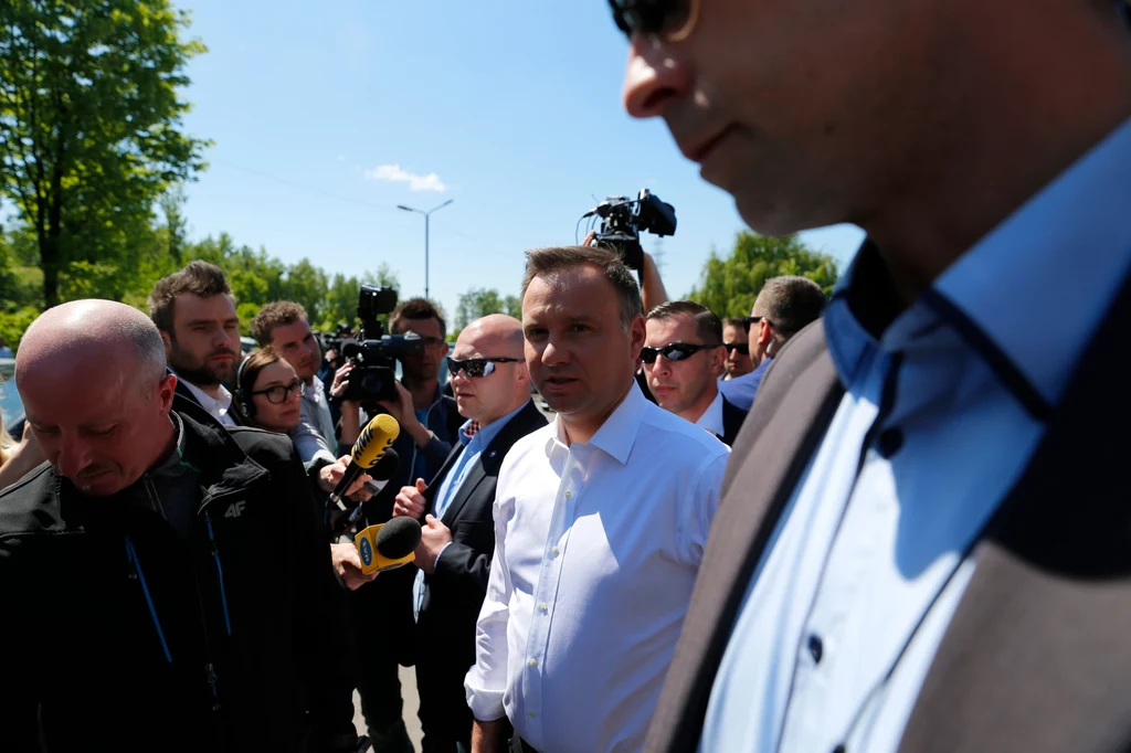 Prezydent Andrzej Duda w kopalni Borynia-Zofiówka-Jastrzębie Prezydent Andrzej Duda w kopalni Borynia-Zofiówka-Jastrzębie