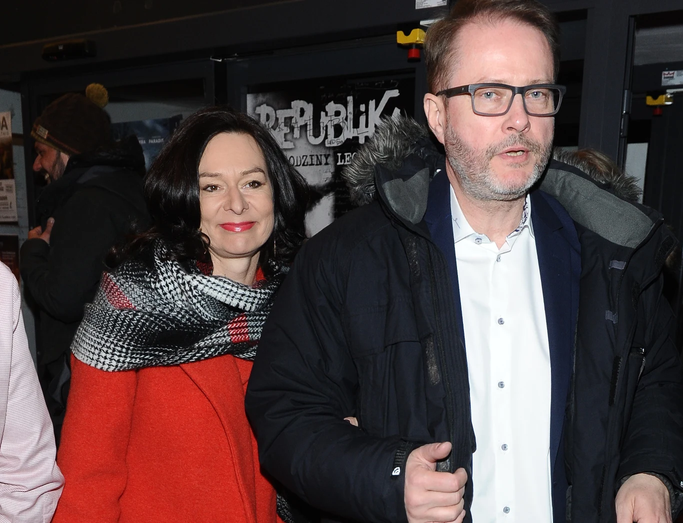 Artur Żmijewski z żoną Artur Żmijewski z żoną