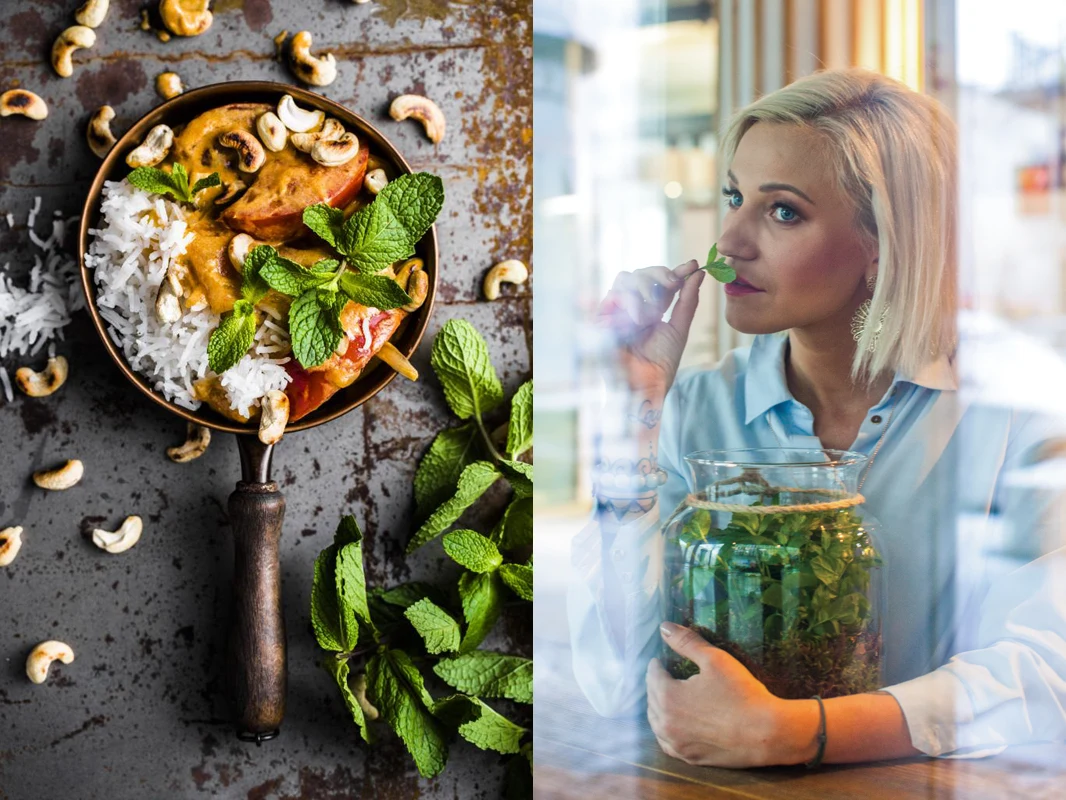 Wegańskie curry z papają, orzechami nerkowca i miętą - przepis Darii Ładochy Wegańskie curry z papają, orzechami nerkowca i miętą - przepis Darii Ładochy