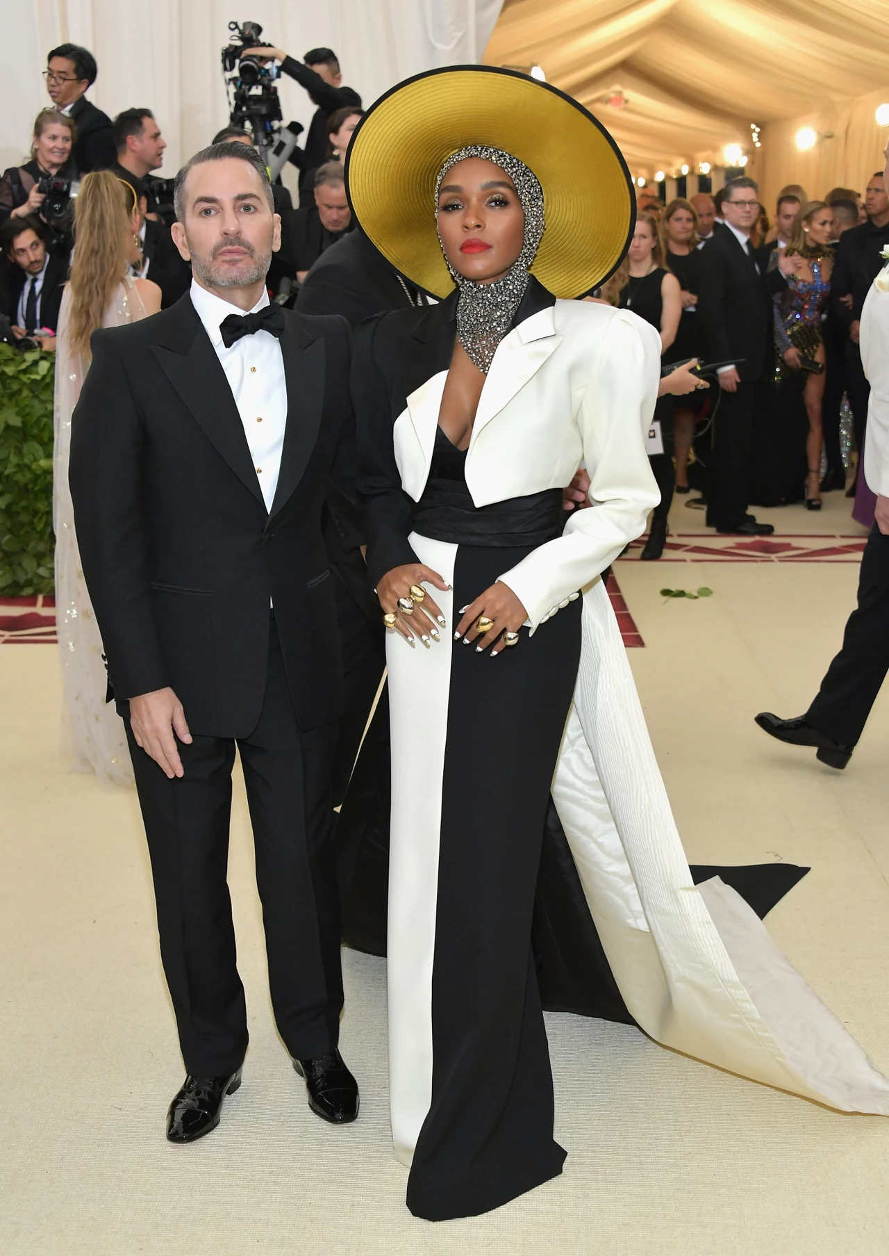 Projektant Marc Jacobs i Janelle Monae Projektant Marc Jacobs i Janelle Monae