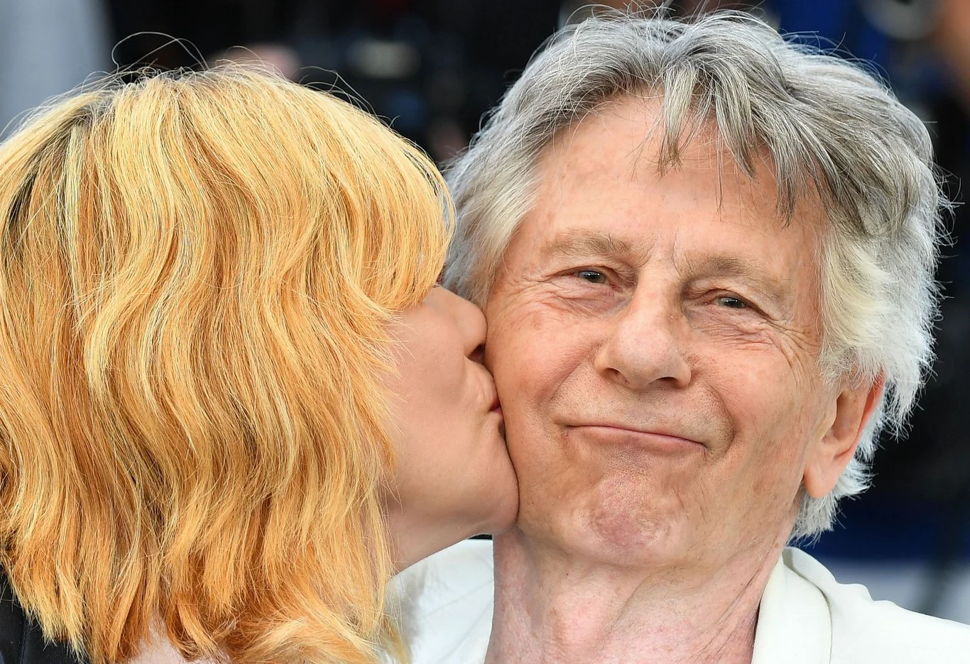 Emmanuelle Seigner z mężem Romanem Polańskim