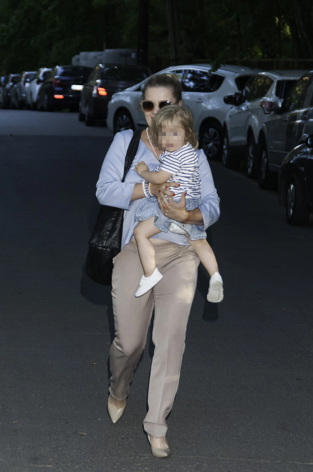 Anna Powierza z córką Anna Powierza z córką