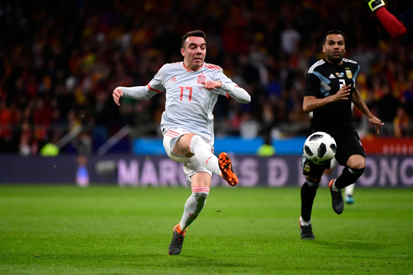 Iago Aspas w barwach reprezentacji Hiszpanii Iago Aspas w barwach reprezentacji Hiszpanii