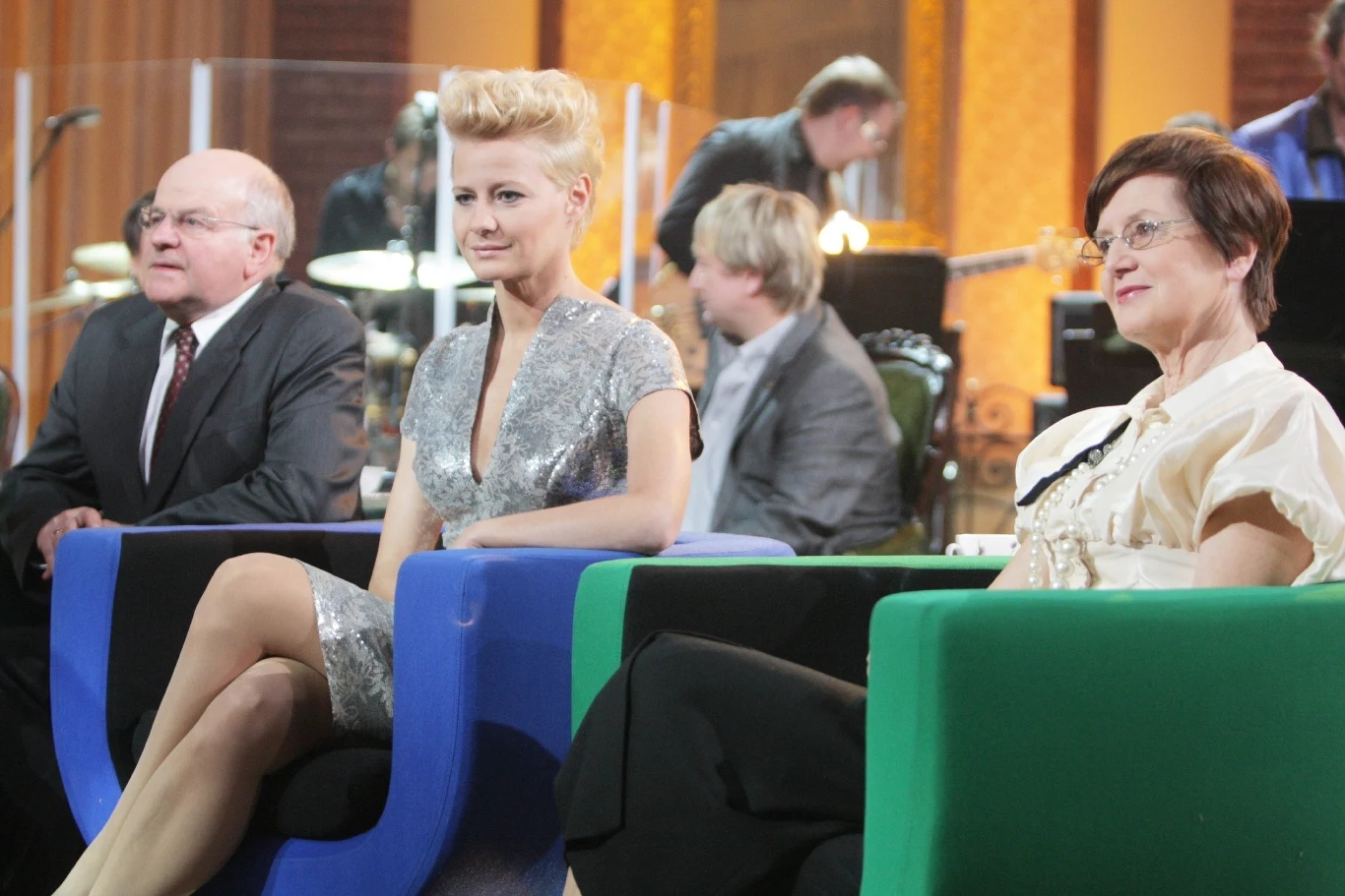 Małgorzata Kożuchowska z rodzicami Małgorzata Kożuchowska z rodzicami