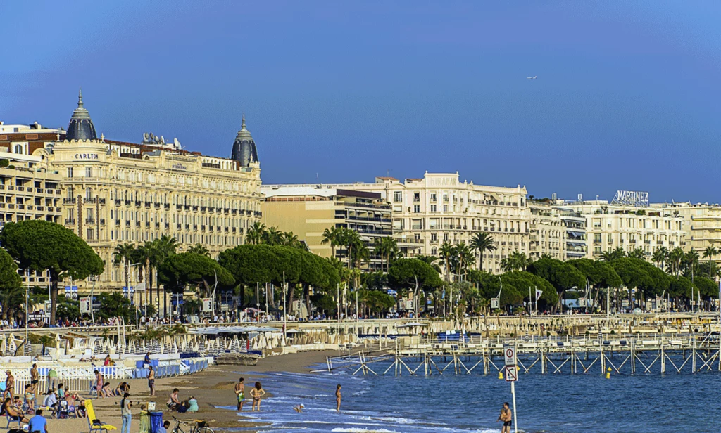 Plaża i promenada Croisette 