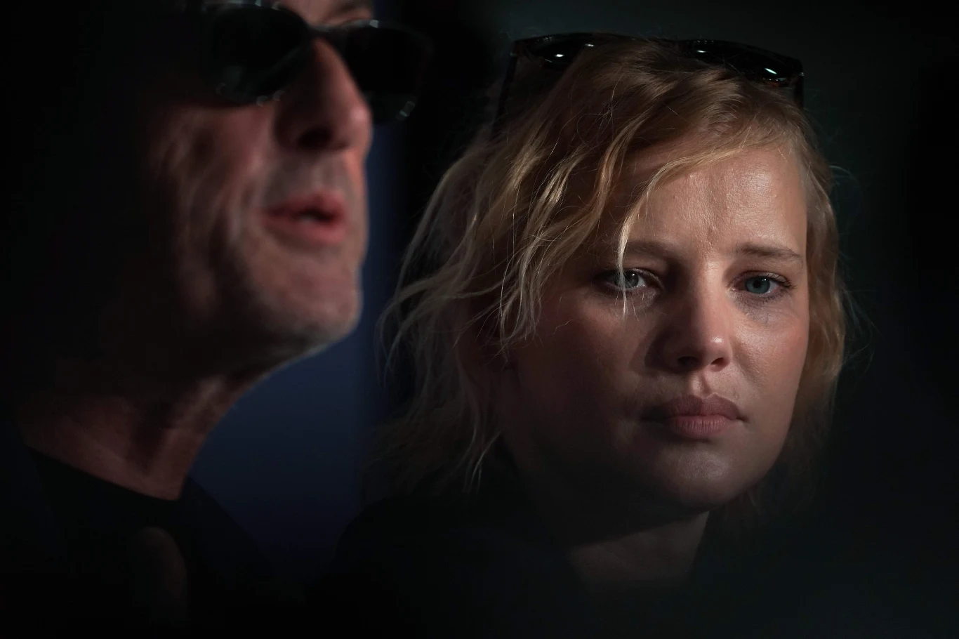 Paweł Pawlikowski i Joanna Kulig na konferencji prasowej po pokazie filmu "Zimna wojna" Paweł Pawlikowski i Joanna Kulig na konferencji prasowej po pokazie filmu "Zimna wojna"