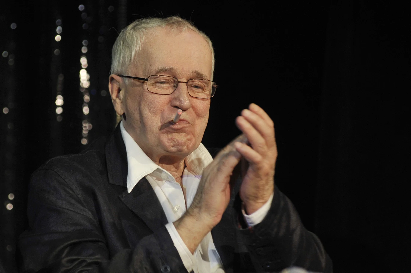 Odtwórca głównej roli w "Wielkim Szu" - Jan Nowicki