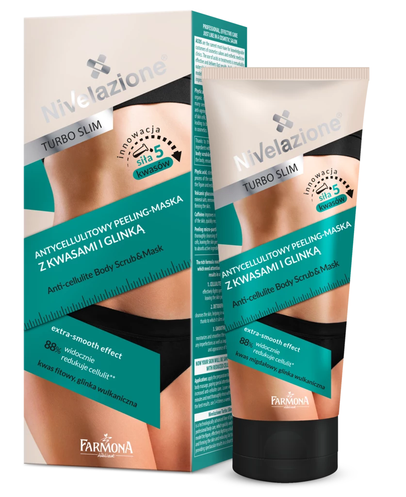 Antucellulitowy peeling-maska Nivelazione Turbo Slim 