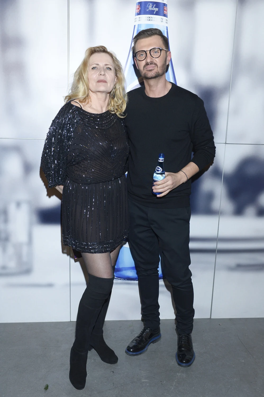 Grażyna Szapołowska z Maćkiem Zieniem Grażyna Szapołowska z Maćkiem Zieniem