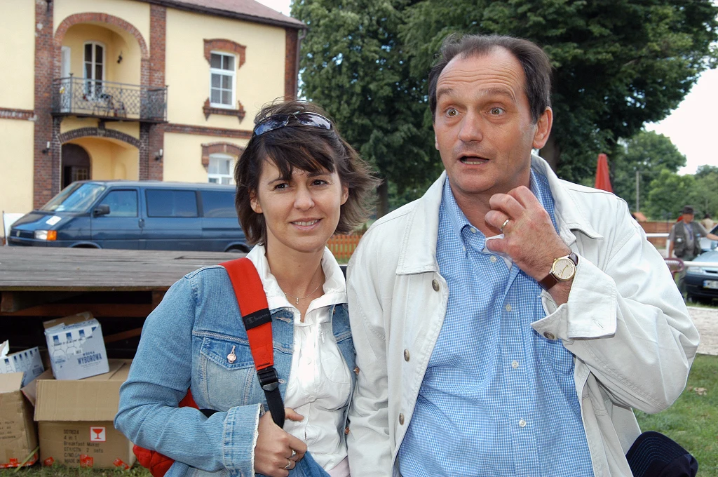 Wojciech Wysocki z żoną Wojciech Wysocki z żoną