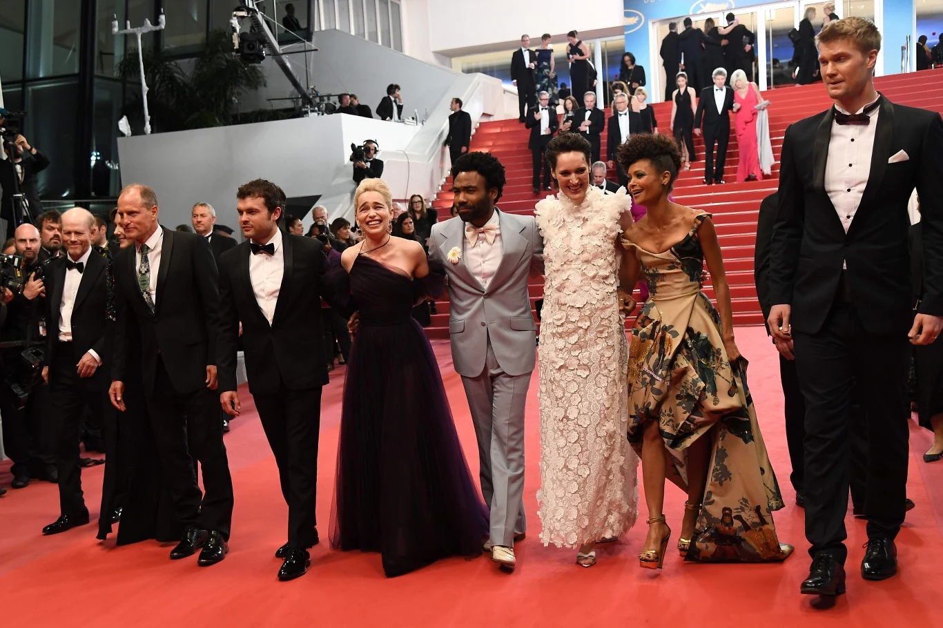Ekipa filmu "Han Solo: Gwiezdne wojny - historie" w Cannes 2018