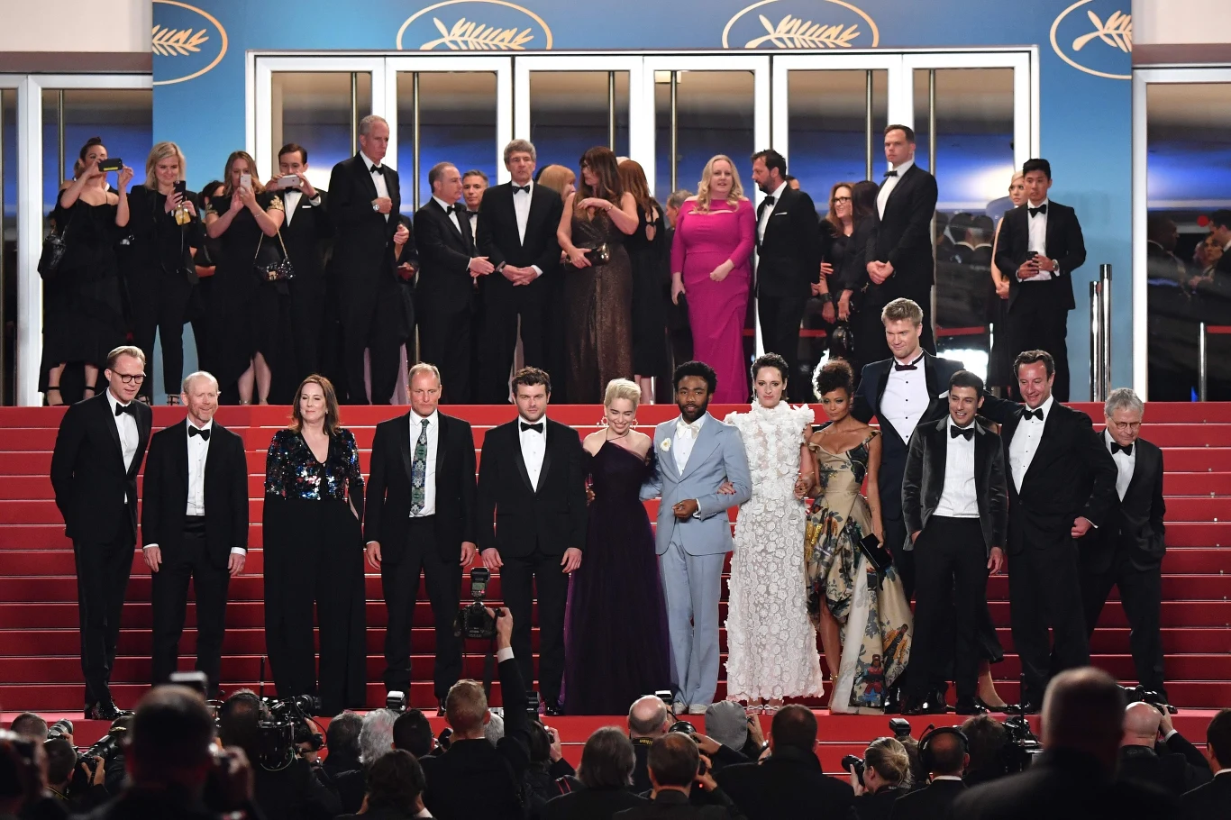 Ekipa filmu "Han Solo: Gwiezdne wojny - historie" w Cannes 2018