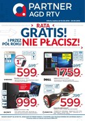 Gazetka promocyjna Partner AGD RTV - Rata gratis i przez pół roku nie płacisz - ważna do 20-05-2018