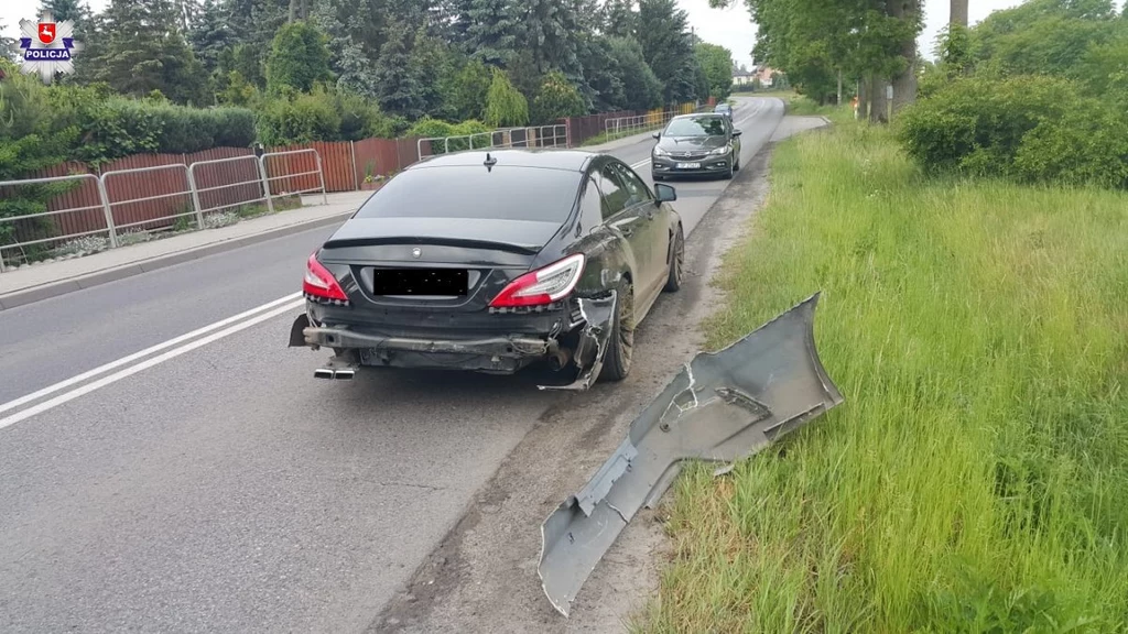 Kierowca był kompletnie pijany