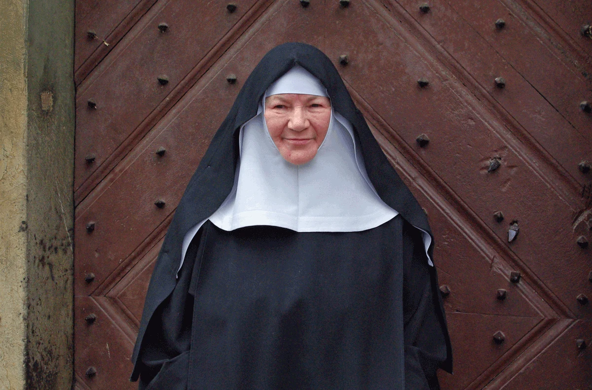 Siostra Benedykta mieszka w klasztorze benedyktynek w Staniątkach Siostra Benedykta mieszka w klasztorze benedyktynek w Staniątkach