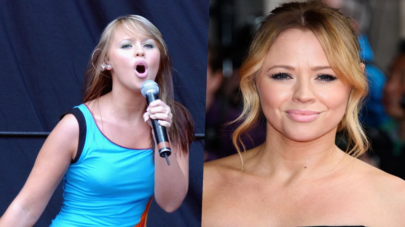 Kimberley Walsh w 2003 i 2018 roku Kimberley Walsh w 2003 i 2018 roku