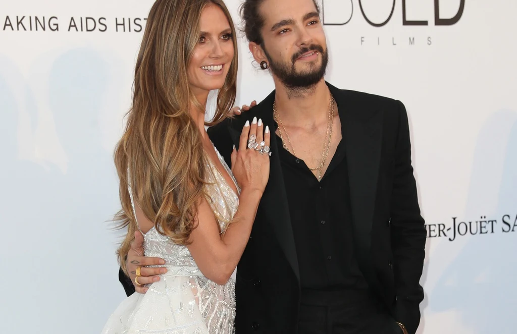 Heidi Klum i Tom Kaulitz na gali amfAR