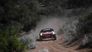 Carlos Sainz podczas Rajdu Dakar 2018