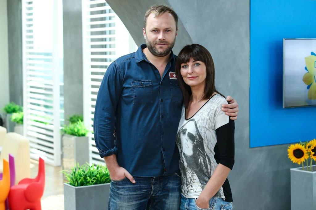 Leszek Lichota z Iloną Wrońską Leszek Lichota z Iloną Wrońską