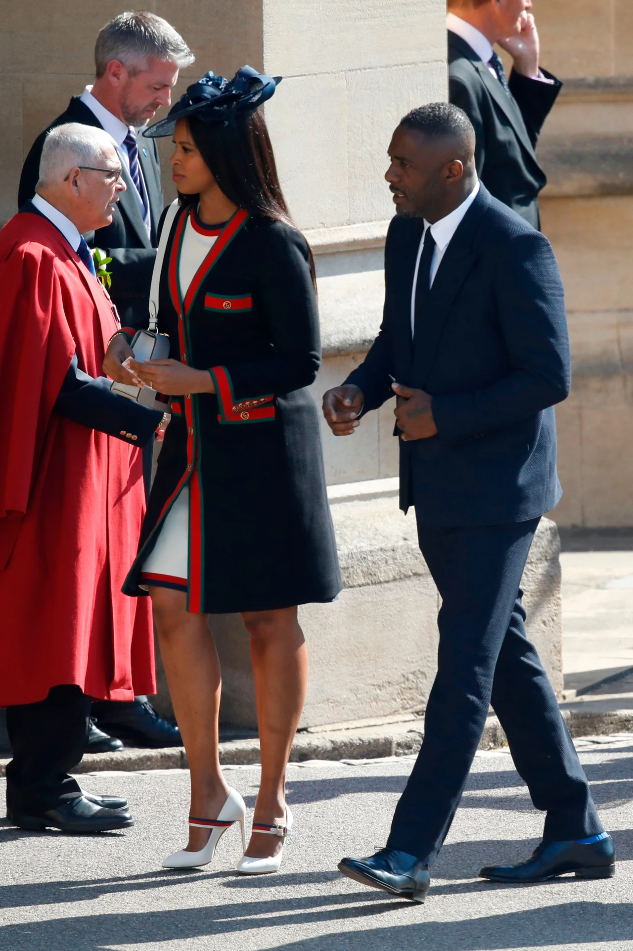 Brytyjski aktor Idris Elba z narzeczoną Sabrina Dhowre Brytyjski aktor Idris Elba z narzeczoną Sabrina Dhowre