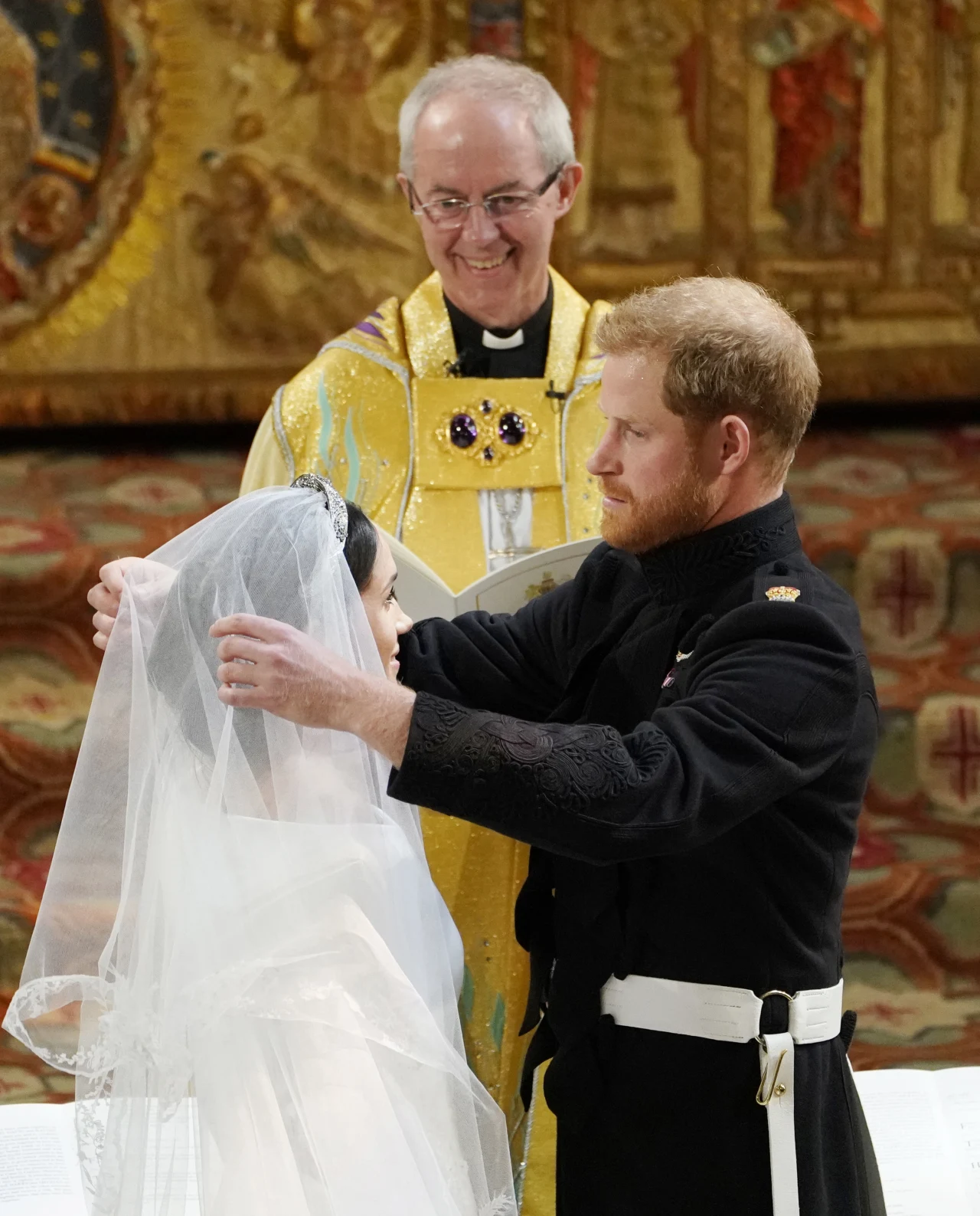 Książę Harry i Meghan Markle w dniu ślubu