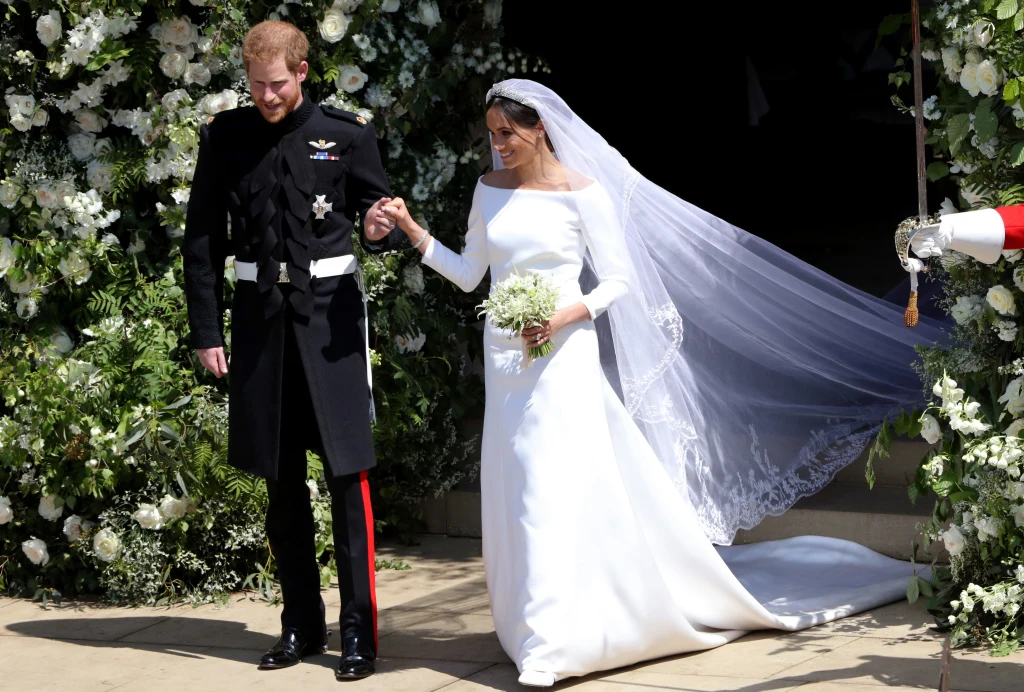 Meghan Markle w sukni ślubnej Meghan Markle w sukni ślubnej