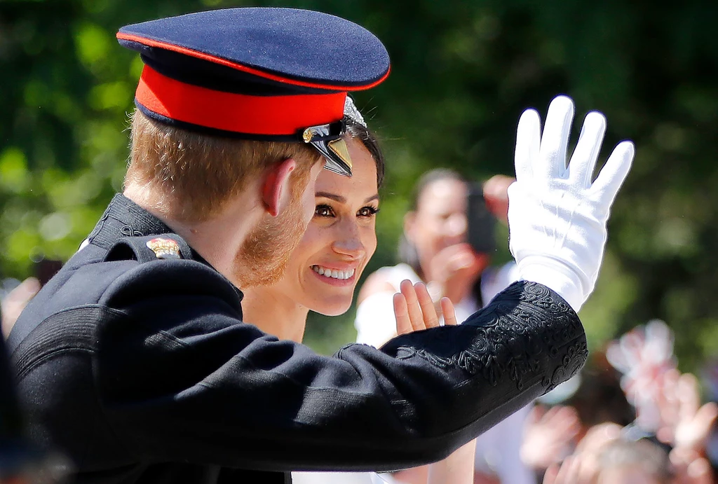 Książę Harry wraz z żoną, Meghan Markle, księżną Sussex Książę Harry wraz z żoną, Meghan Markle, księżną Sussex