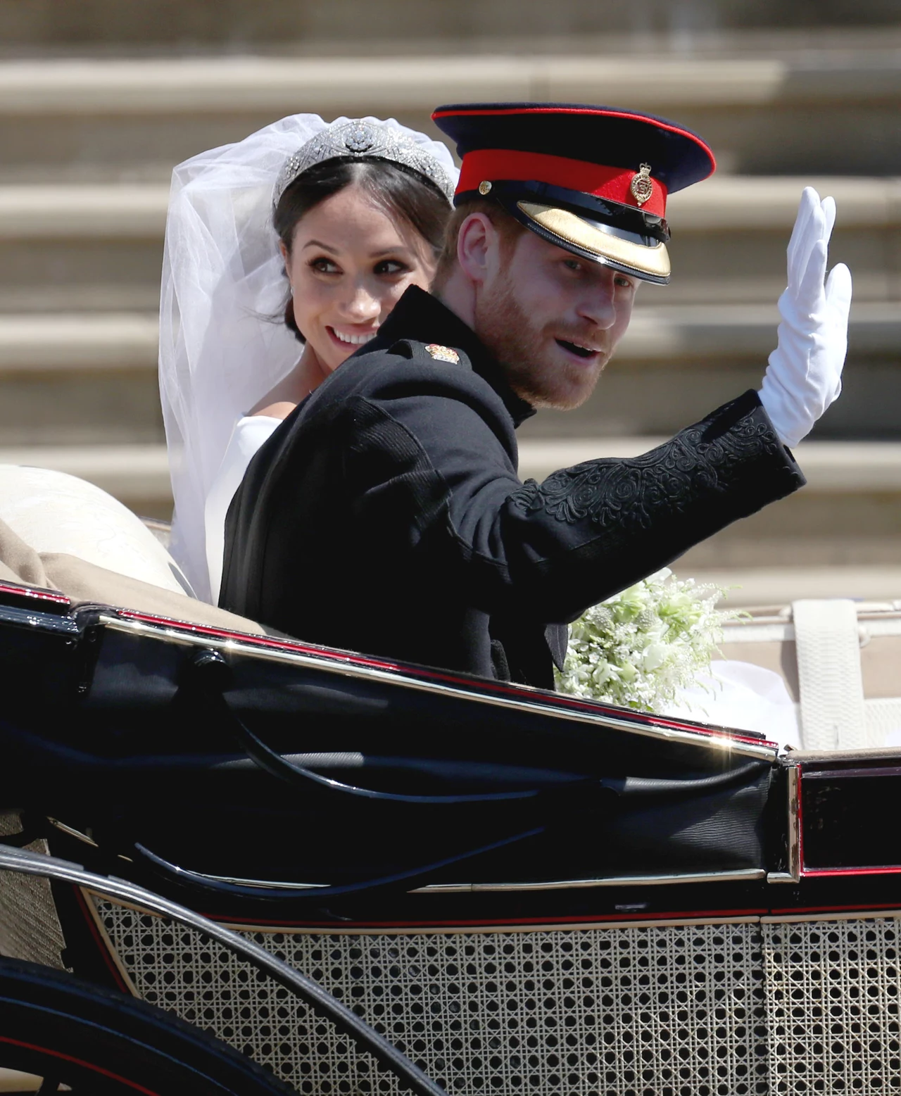 Książę Harry wraz z żoną, Meghan Markle, księżną Sussex Książę Harry wraz z żoną, Meghan Markle, księżną Sussex